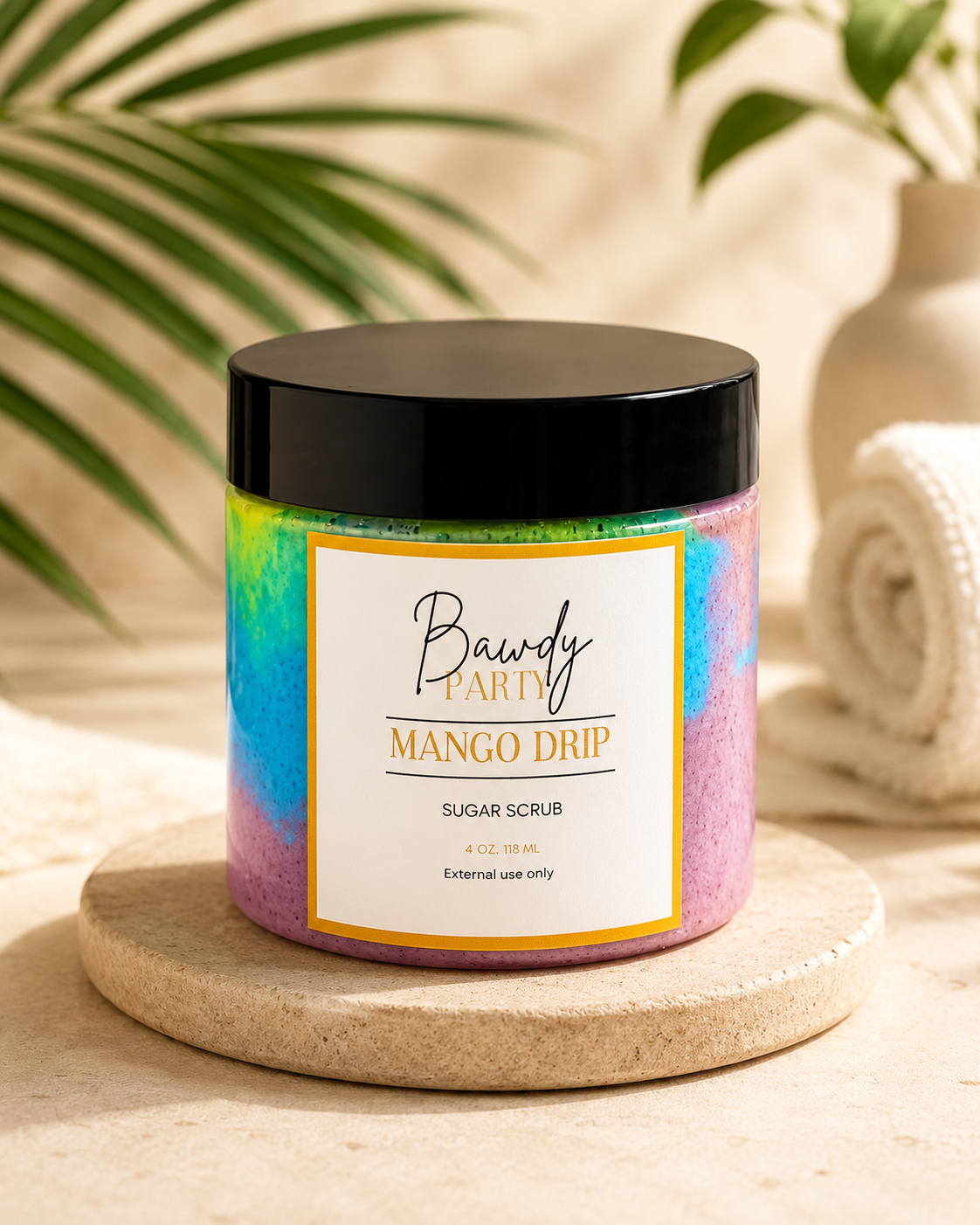 Seasonal Foaming sugar scrub