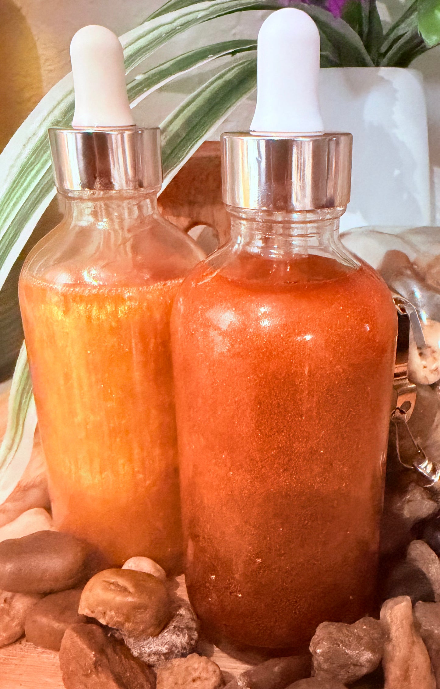 Shimmer glaze